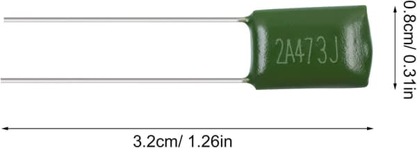 16 st gitarrkondensatorsats koppar 0.047/0.022/0.033/0.068 µF ersättning