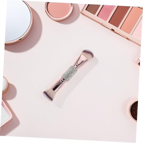 Makeupbørster Dobbeltsidet børste til flydende foundation Foundation Blush Bløde børster f