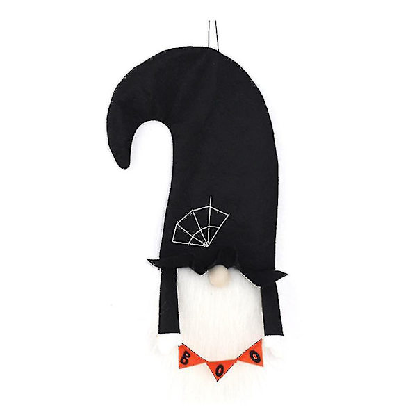 Halloween-koriste - naamattomat halloween-tontut Boo-kyltin kanssa, musta Bd-yuhao