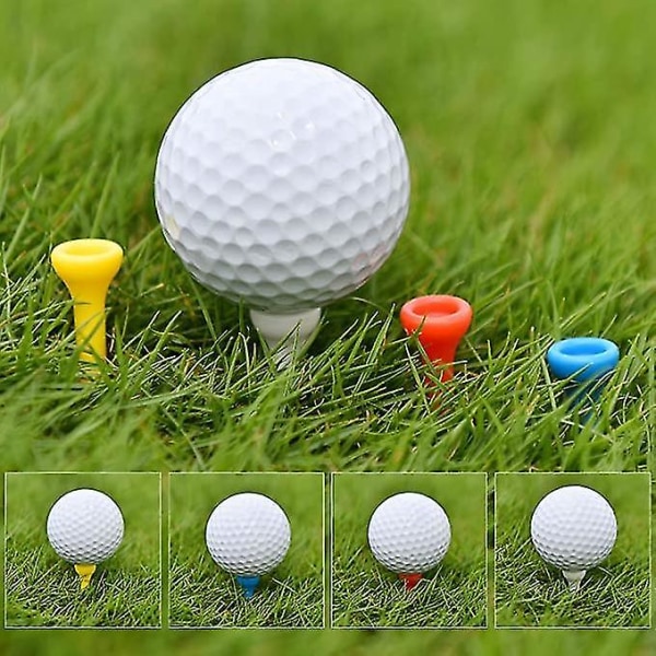 100 stk 1,42 tommer 36 mm professionelle plastik golf-tees blandet farve
