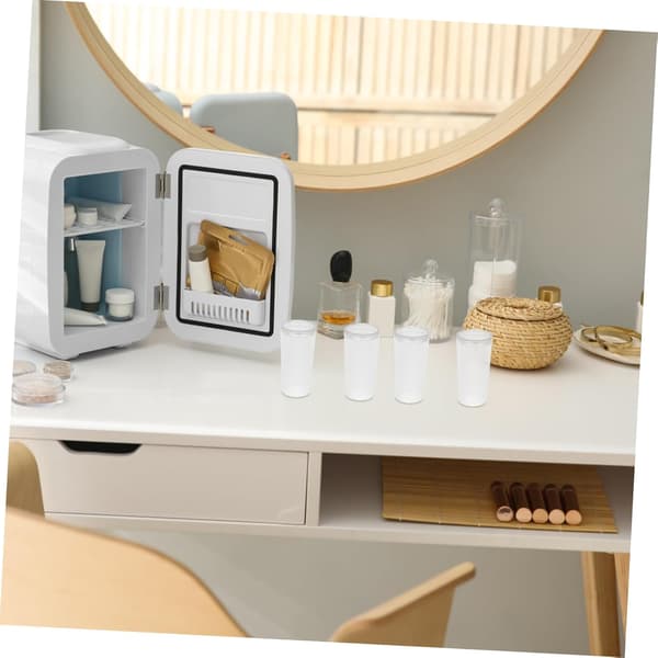 10 stk. Makeupbørstebeskyttere, runde, af plast