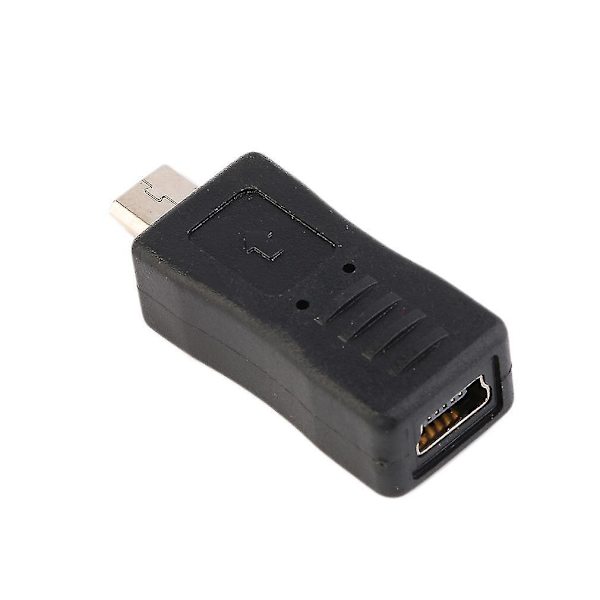 USB 2.0 Mini A 5P Hannkontakt til Micro B 5P Hunnkontakt Adapter