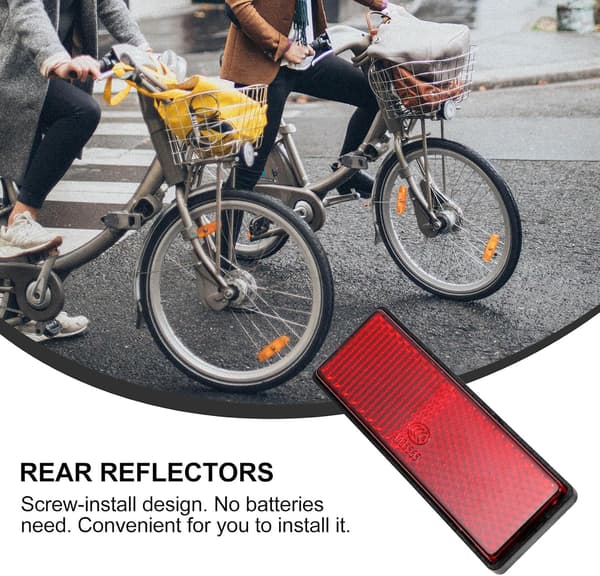Cykel Nat Reflektor Reflektor Cykel for Forbedret Synlighed Plast Reflekterende Advarselsskiver