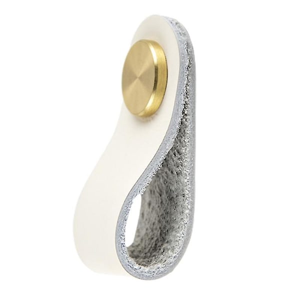 Skabsgreb til Garderobe, Små Skabsgreb, Knapper og Håndtag til Kommode, Skuffegreb Creamy-White