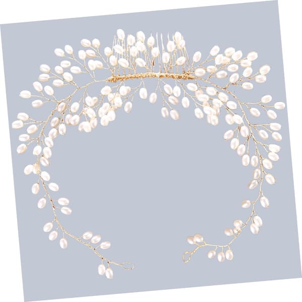 1 st hårkam brudhuvudbonad elegant bröllopshårnål blomdekor vacker brudhåraccessoar