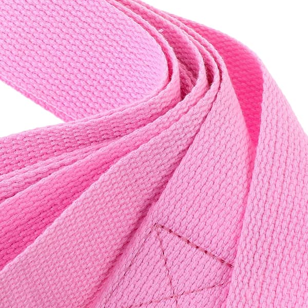 Yogaspännband 183 cm Rosa Pilates Hjälputrustning Stretchband