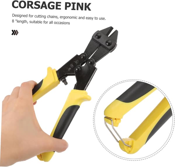 Boltkuttere Kraftig Minikutter for Kapping av Kjede og Tråd Ergonomisk Design Karbonstålmateriale