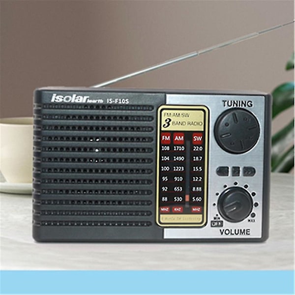 Aurinkoenergialla latautuva hätäradio monikaistainen korkeaherkkyysradio langaton Bluetooth-kaiutin tukee FM / AM / SW-radiota