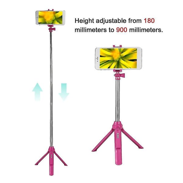 Mini Stativ Bluetooth Selfie Stick Monopod for Telefon