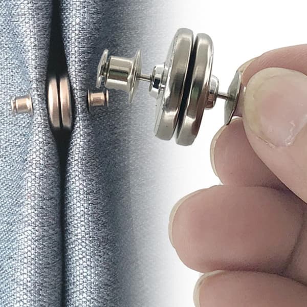 5 par magnetisk spenne gardinspenne draperidekor sølvlegering magnet avtakbar