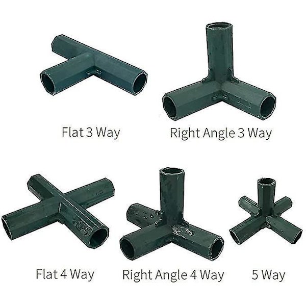 Hjørneforbindelse 4 stk. 16 mm Have-ramme Markise
