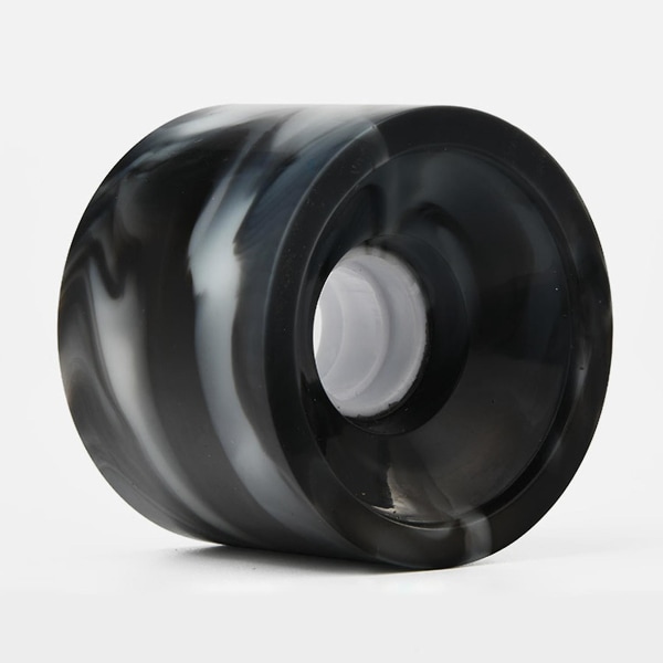 2 stk. 65x45mm Surf Skateboard Hjul 84a Hårdhed 2 Hjul Sort-hvid
