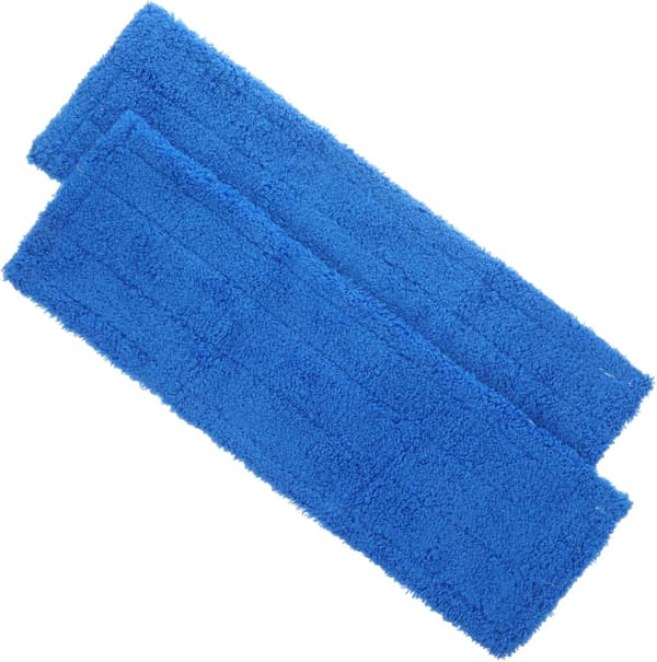 Korallfleece Moppdynor Ersättning 2-pack Tvättbara Golvmoppdynor Återanvändbar Påfyllning