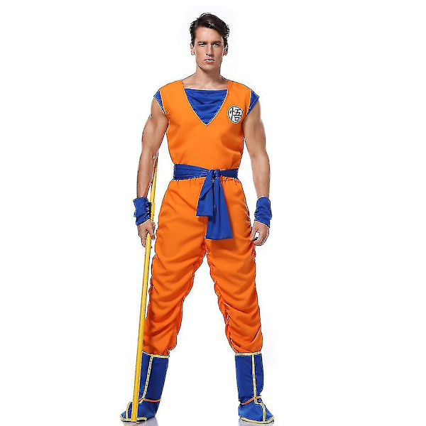 Son Goku -asuun pukukokonaisuus Anime-pallolle Aikuisille XL