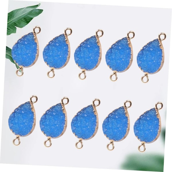 DIY Riipus Jalokivihelmet Luonnon Druzy Agaatti Riipus Pisara Kaulakoru