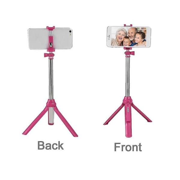 Mini-jalusta 3-in-1 monopodi Bluetooth-selfie-tikku