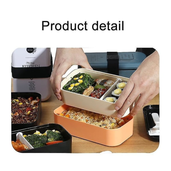 Miljøvenlig madbeholder Bento mikrobølgeovn madpakke
