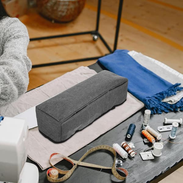Leikkuukoneen pölysuoja 3 säilytystaskulla pellavanharmaa pölytiivis suojus