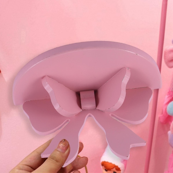 Nordisk Stil Trähylla Kompatibel Med Baby- och Barnrumsdekorationer Väggmonterade Dekorativa Hyllor Förvaringsställ
