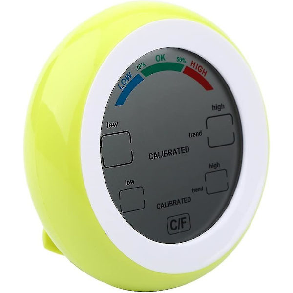 Digitalt Hygrometer Termometer LCD-Skærm / Trådløs Elektronisk Temperatur- og Luftfugtighedsmåler