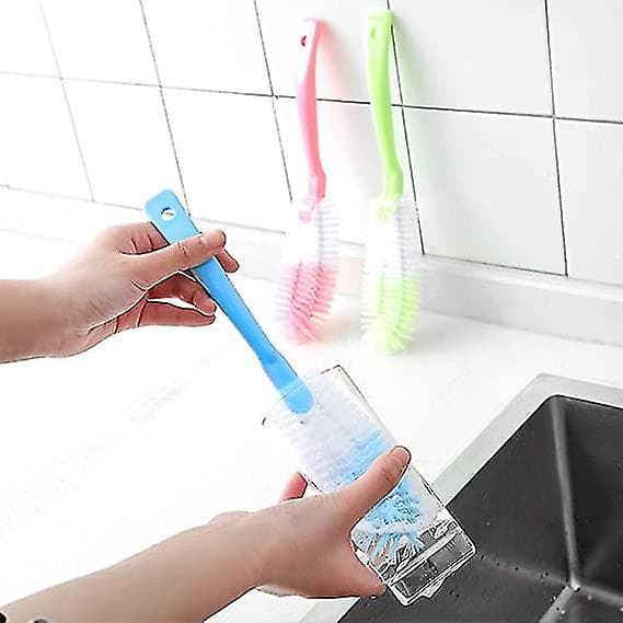 Flaskkvast 3-pack Långskaftad Rengöringsborste