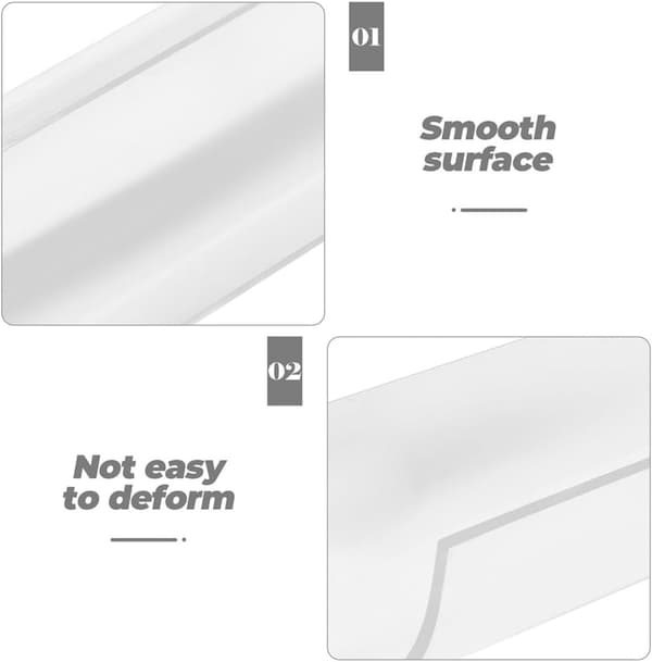 U-formet akryl kakerull DIY-form for å lage kakeruller Allsidig bakeform