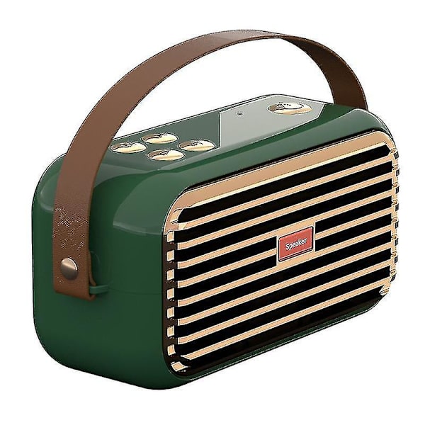 Bluetooth-högtalare Retro Trådlös Liten Stereo Prydnadsföremål Högtalare Funky Presenter