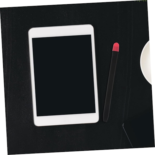 1 Sæt Silikone Etui Tablet Touch Sleeve Stylus Holder Elastisk Blyantholder