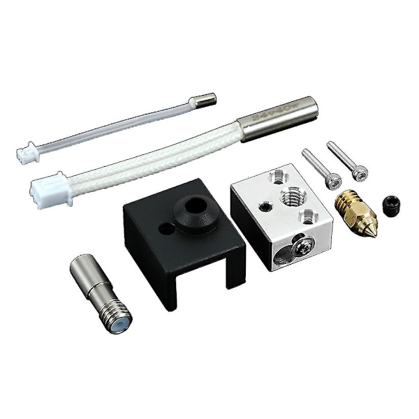 3D-utskrift Hotend-kit för Ender3 S1 Munstycke Hot End Extruder Uppvärmningsblock Kit