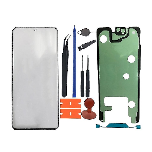 Skjerm Bytte Front Ytre Glass Linse Skjerm Reparasjonssett For S20 Ultra 5g