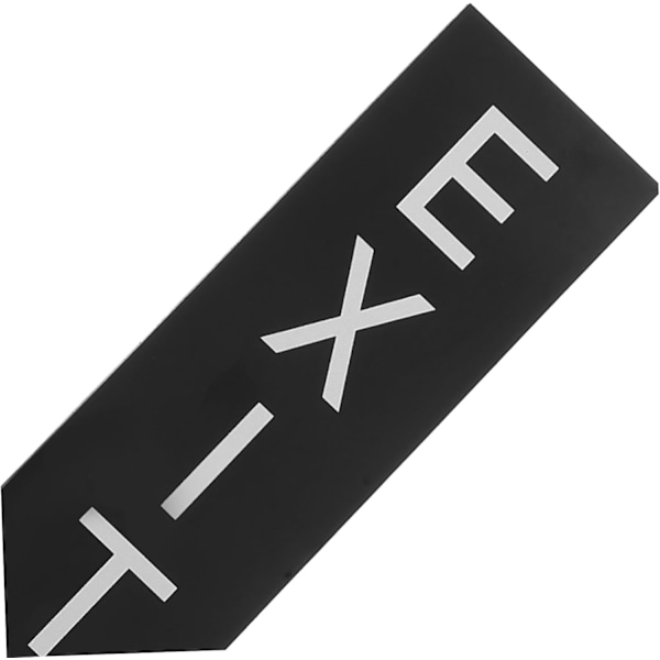 Exit-skilt med blindeskrift, selvklebende sikkerhetsskilt for korridorveggmontering