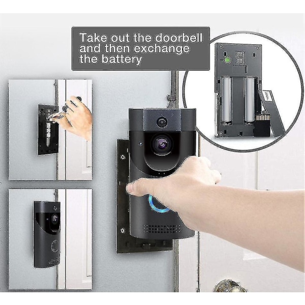 Wifi Dörrklocka Kamera Vattentät Videodörrklocka Smart IP