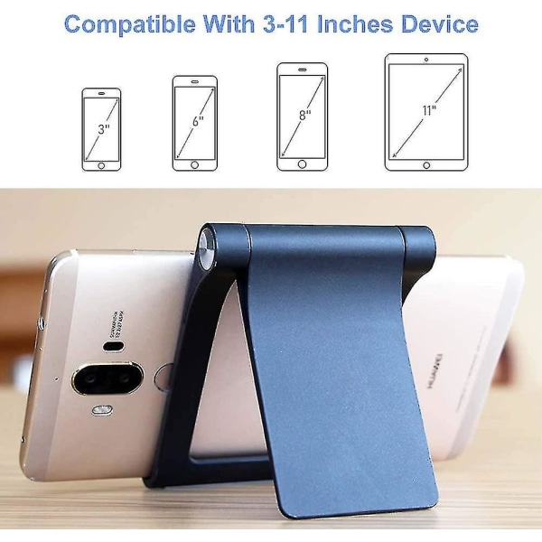 2 kpl puhelinteline tablettipidike pöytä säädettävä telakka 360 taitettava puhelin yhteensopiva