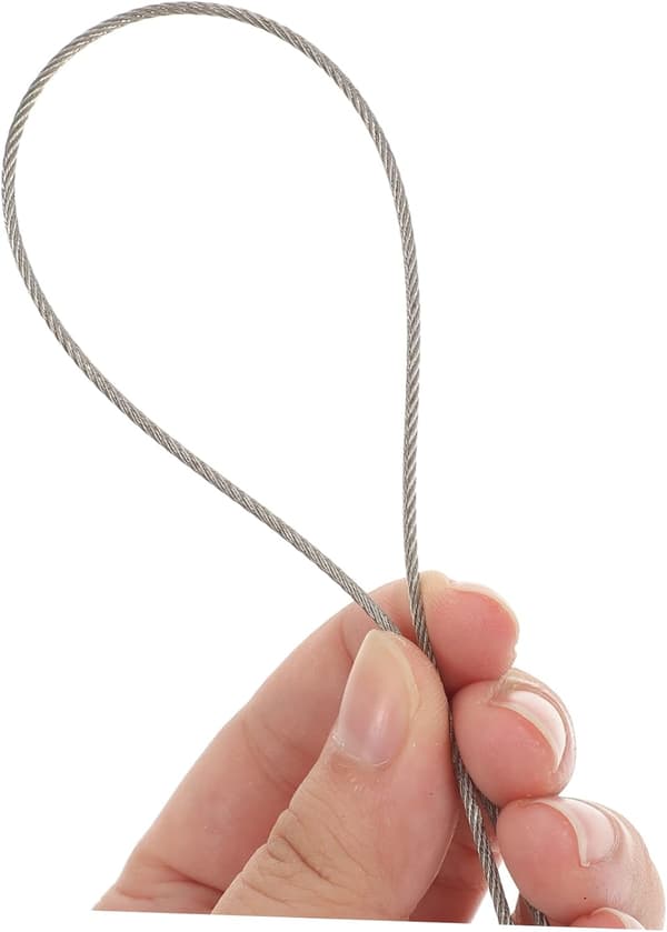 8 st spänne säkerhetskabel rostfritt stål kabel bildhängkrokar kraftig krok fästlina säkerhet