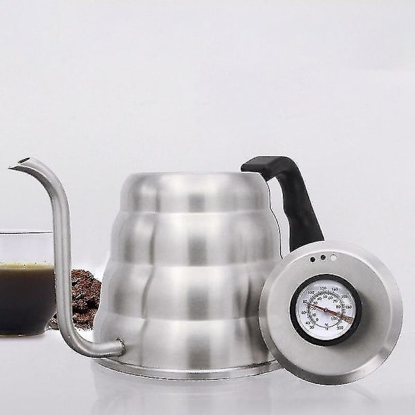 1l Kaffekande med Svanehals - Kande - Tekande - Stål - Kaffemaskine