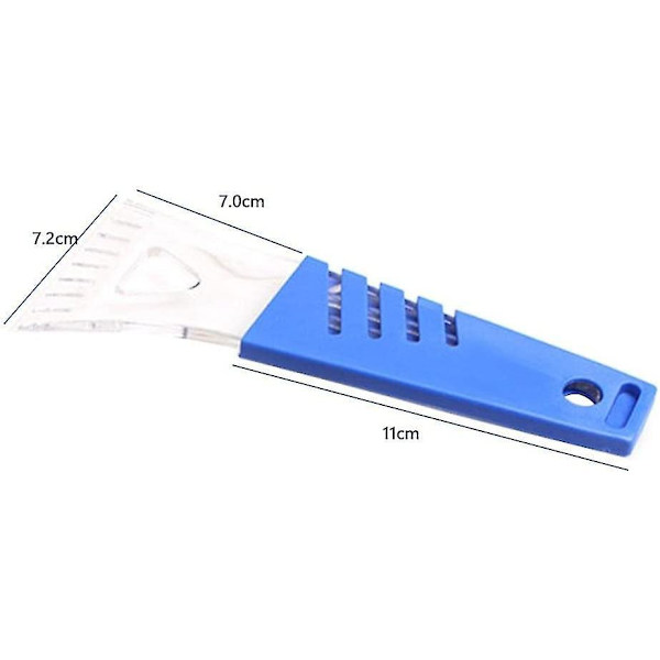 Auton jääkaavin Clear Blade - Tuulilasin ja ikkunoiden lumesta ja jäästä puhdistus - Talvipuhdistustyökalu kuorma-autoille (sininen) (2 kpl)