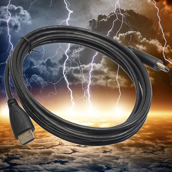 1,5m-5m HDMI-kabel hankontakt Adapterkabel Svart