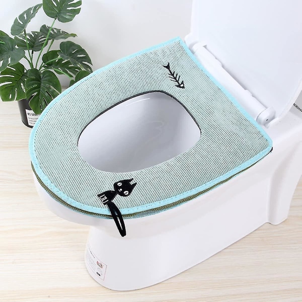Toalettsetetrekk Puteputer green