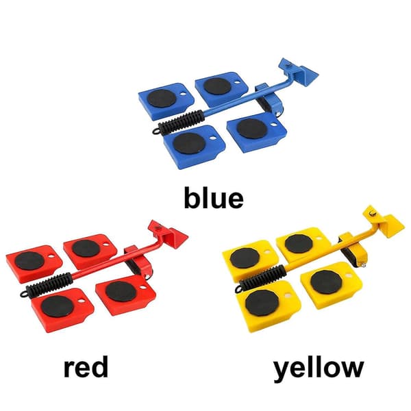 Nytt 5-pack Möbellyft & Flyttset för Tung Möbel