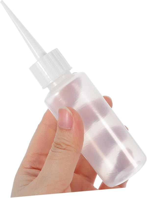 20 stk. plastklemflasker for limapplikator Små påfyllbare dråpeflasker