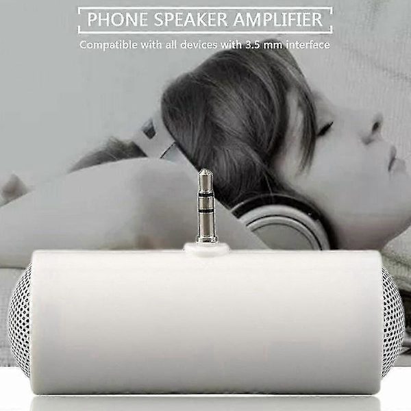 3,5 mm Jack Stereo Minihögtalare Bärbar MP3 Musikspelare Högtalare Förstärkare Högtalare för Mobiltelefon Surfplatta PC - Svart