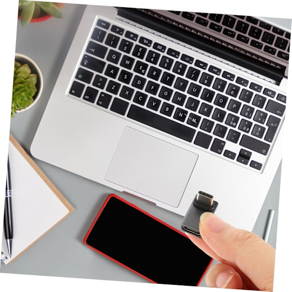 Fullständig Funktion Usb c Adapter 8k Högupplöst Tv Kopplare Rätvinklig Usb c Hane till Hona