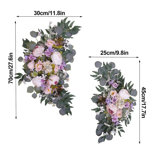 Bröllopsbåge Bakgrund Metallstativ Blomsterställ Ram