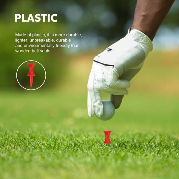 Golfpeggar i plast Golfbollsövningsställ Återanvändbar slottsdesign