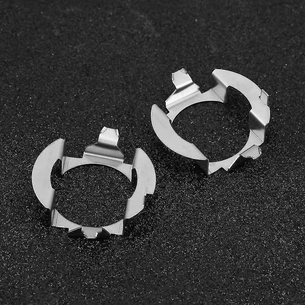 Hodelykt Base Snap Bracket Hodelykt Pære Adapter Holder Hodelykt Klips Adapter (sølv) (2 stk)