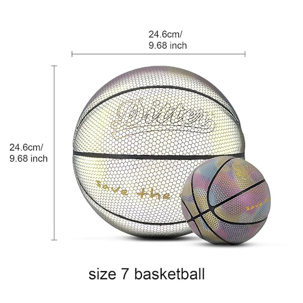 Fargerik Basketball Nr. 7 Gutter Slitesterk Bursdagsgave