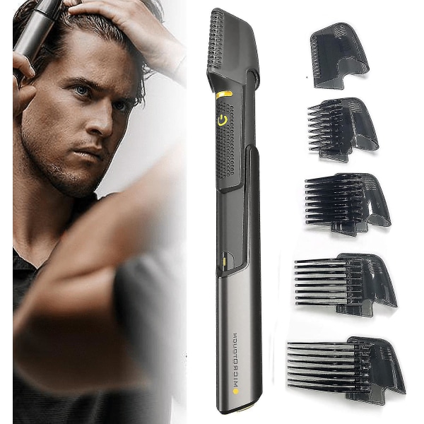 USB-laddad hårtrimmer med belysning och kroppstrimmer-set - Microtouch Titanium Trim