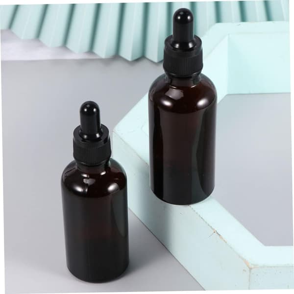 10 st påfyllningsbara förvaringsflaskor Droppflaskor 2.83X0.86X0.86 tum Glas