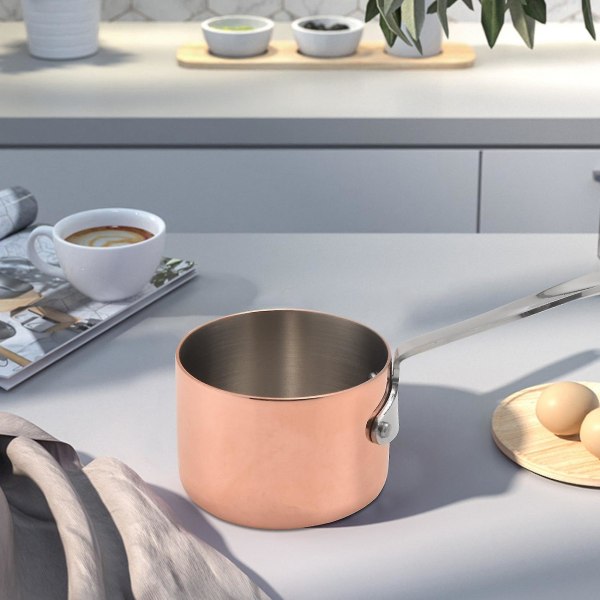 Båtar Kopparpläterad Såskopp Mjölkkopp Pommes Frites Såskopp Västerländsk Restaurang Koppar Kruka 4.3cm