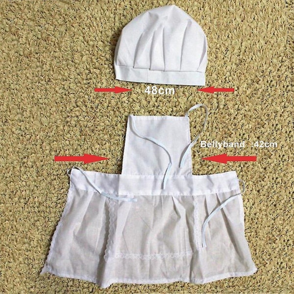 Baby Foto fotografi rekvisitter Nyfødt kokk klær DIY rekvisitter